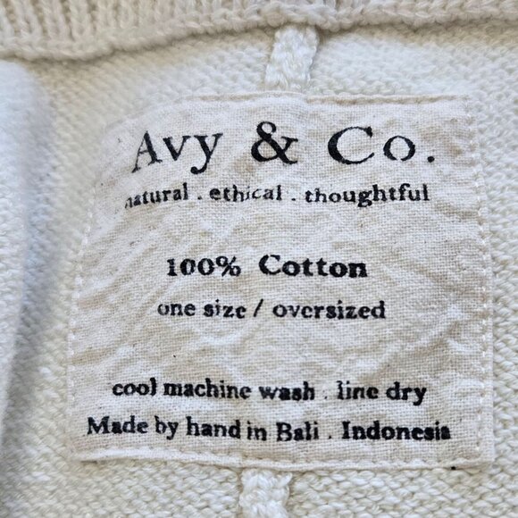 Avy & Co. Womens High-Rise Knit Cotton Shorts Elastic Waist Oversized Fit One Si - Picture 3 of 5